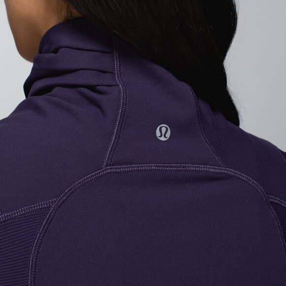 Lululemon Bhakti Yoga Jacket- Black Grape Athletic Jacket- Size 4 - Picture 9 of 15